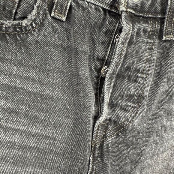 Levi’s Women’s 23 Premium Wedgie Straight Black Gray Grey Wash - Picture 3 of 7